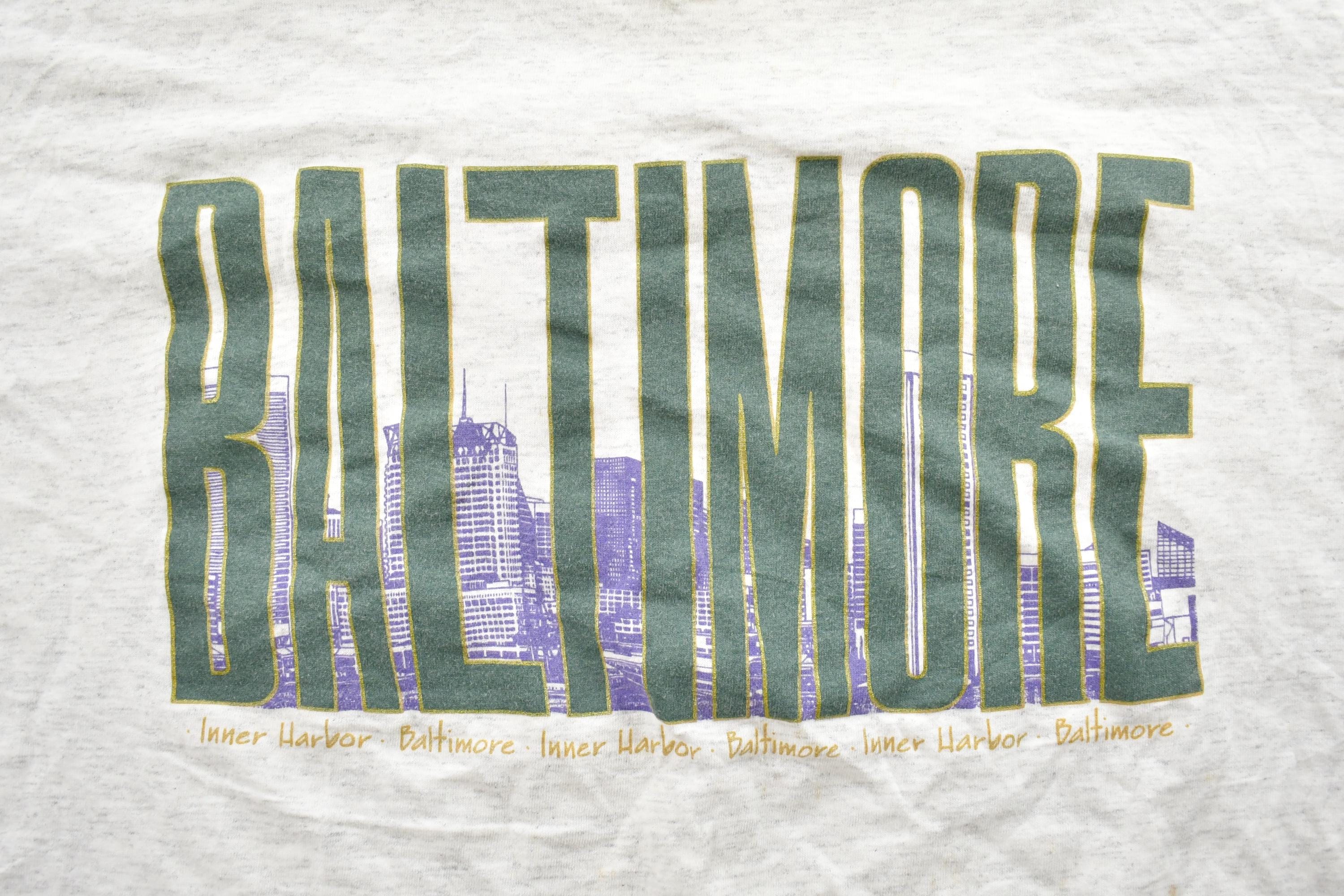 Vintage 1990s Baltimore Inner Harbour Souvenir T-Shirt