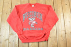 Vintage 1990s Wisconsin Badgers University Crewneck Mens L