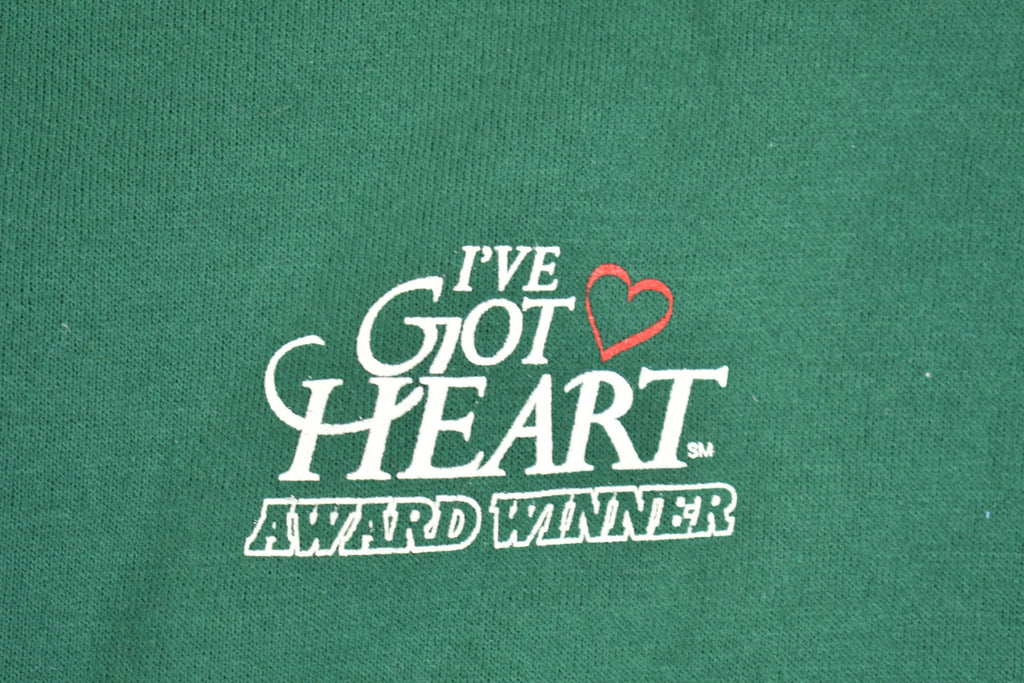 Vintage 1990s I've Got Heart Award Winner Graphic Crewneck Sweatshirt