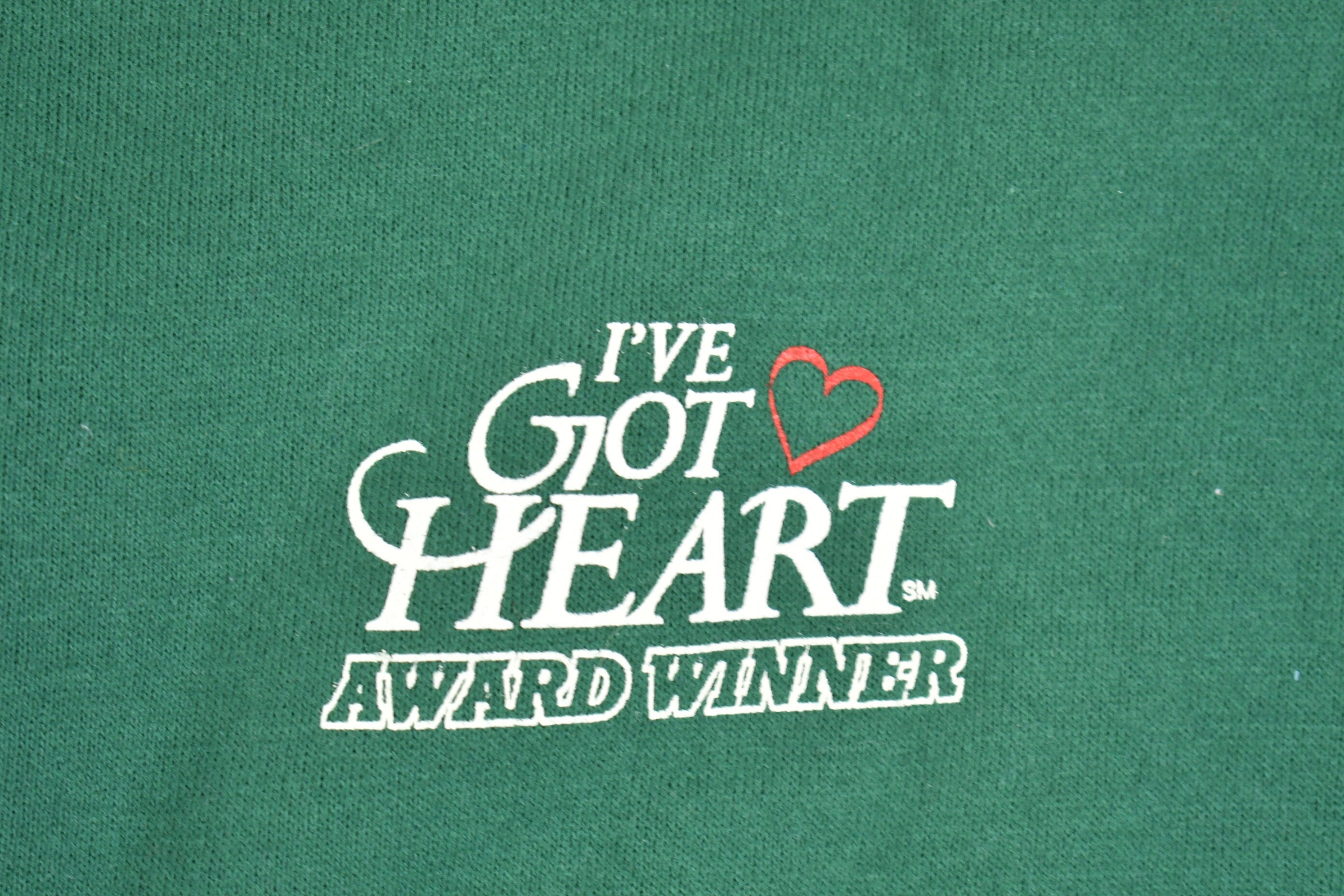 Vintage 1990s I've Got Heart Award Winner Graphic Crewneck Sweatshirt  90s Crewneck  Made In USA  Essential  Streetwear  90s