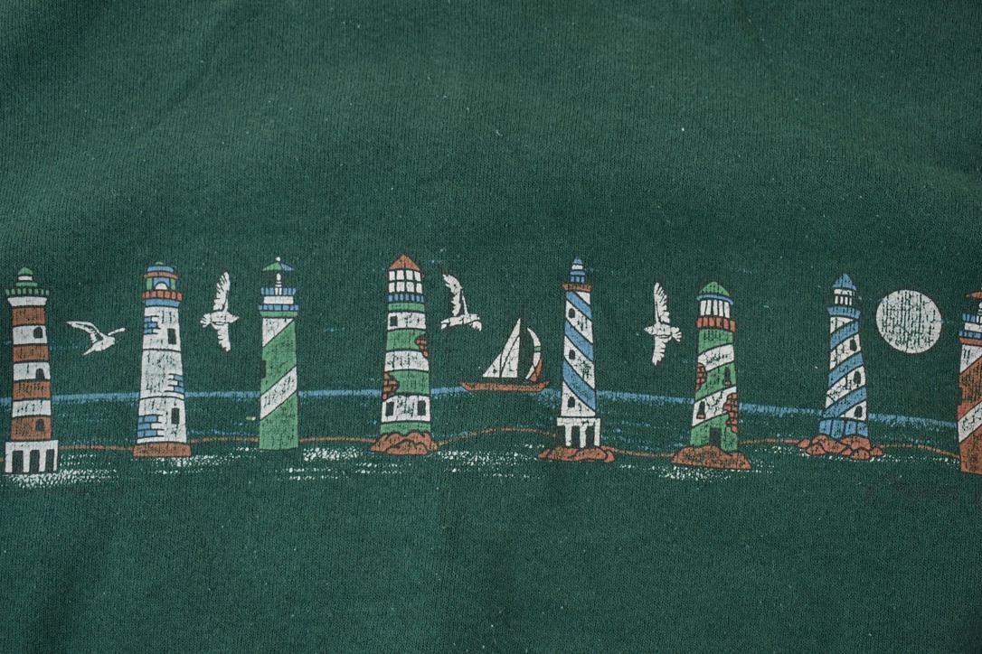 Vintage 1990s Lighthouse Crewneck Sweatshirt