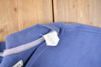 Vintage 1990s National Sportsman Wolf Graphic Van Heusen Crewneck Sweatshirt Made In USA