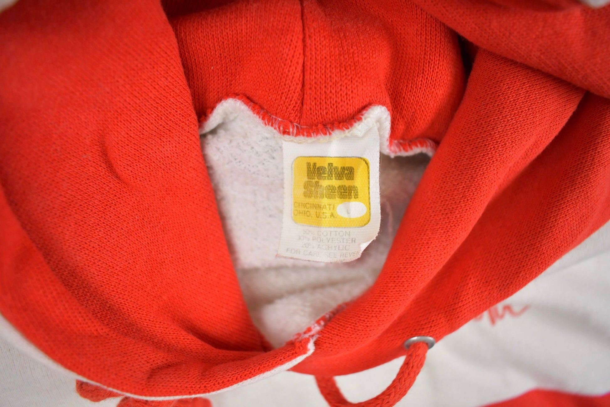 Vintage 1970s Mickey Mouse Florida Hoodie  True Vintage  Florida  Velva Sheen  Made In USA