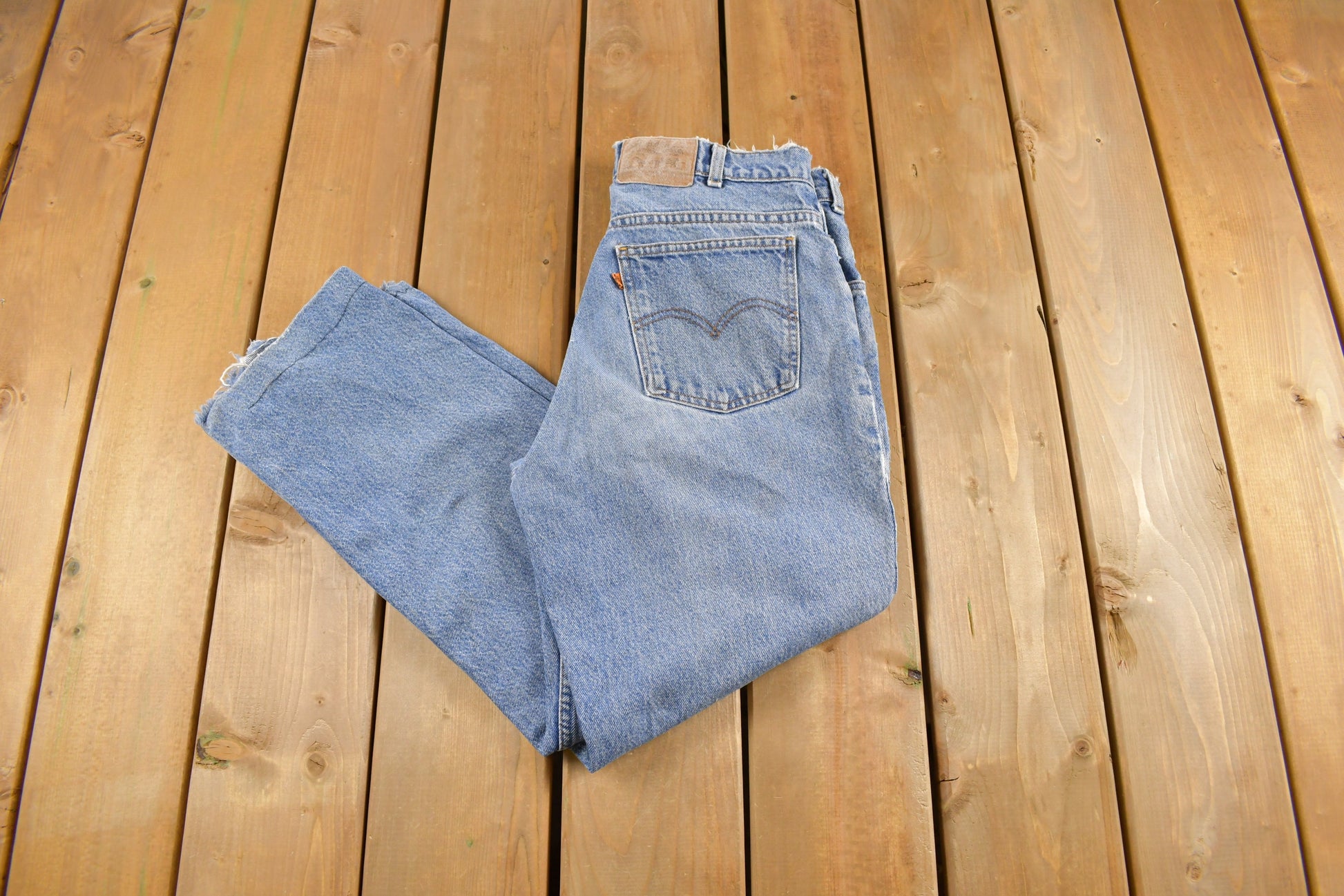 Vintage 1970s Levi's Orange Tab Denim Jeans Size 30 x 26