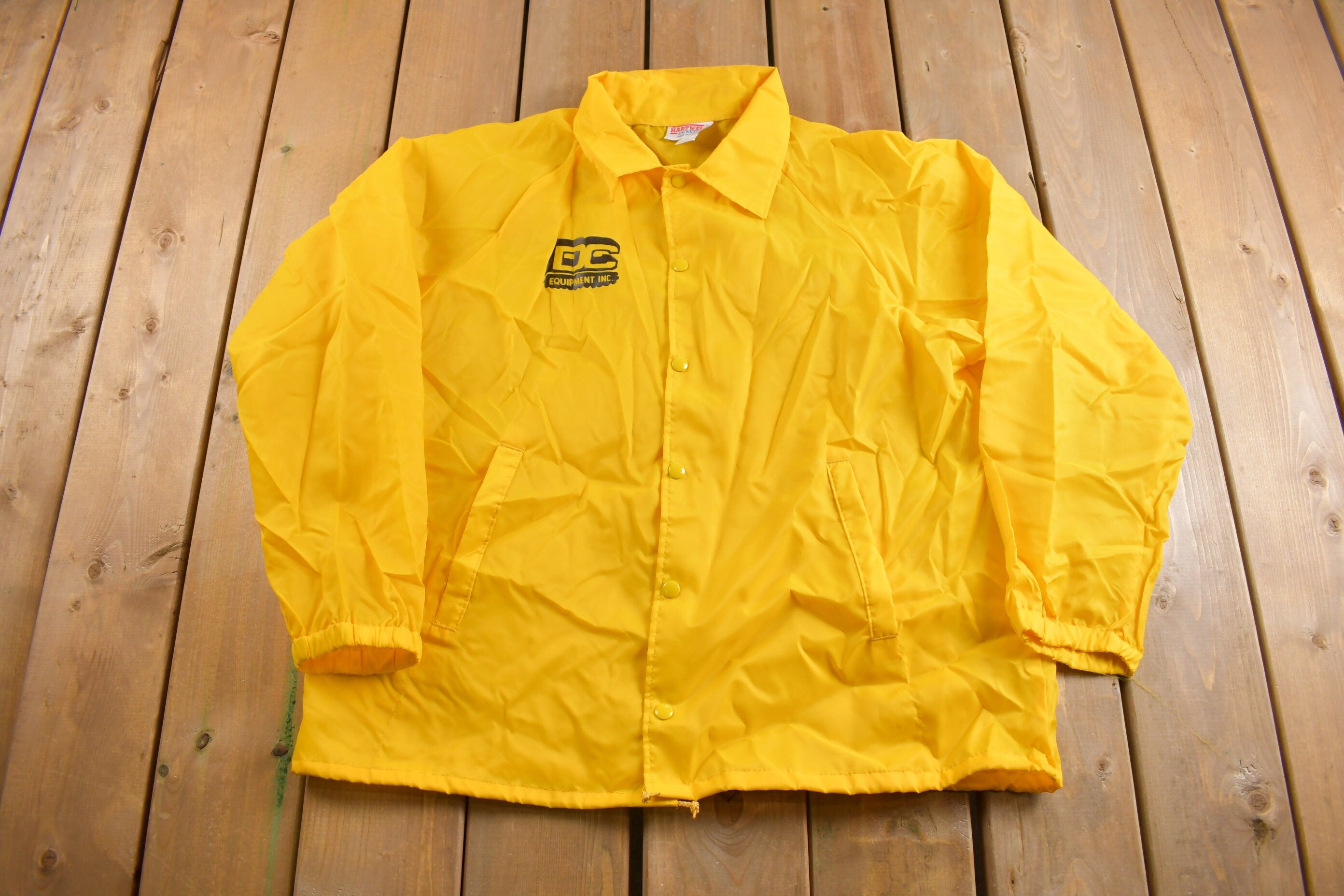 Vintage 1980s D-C Equipment INC Light Windbreaker Jacket