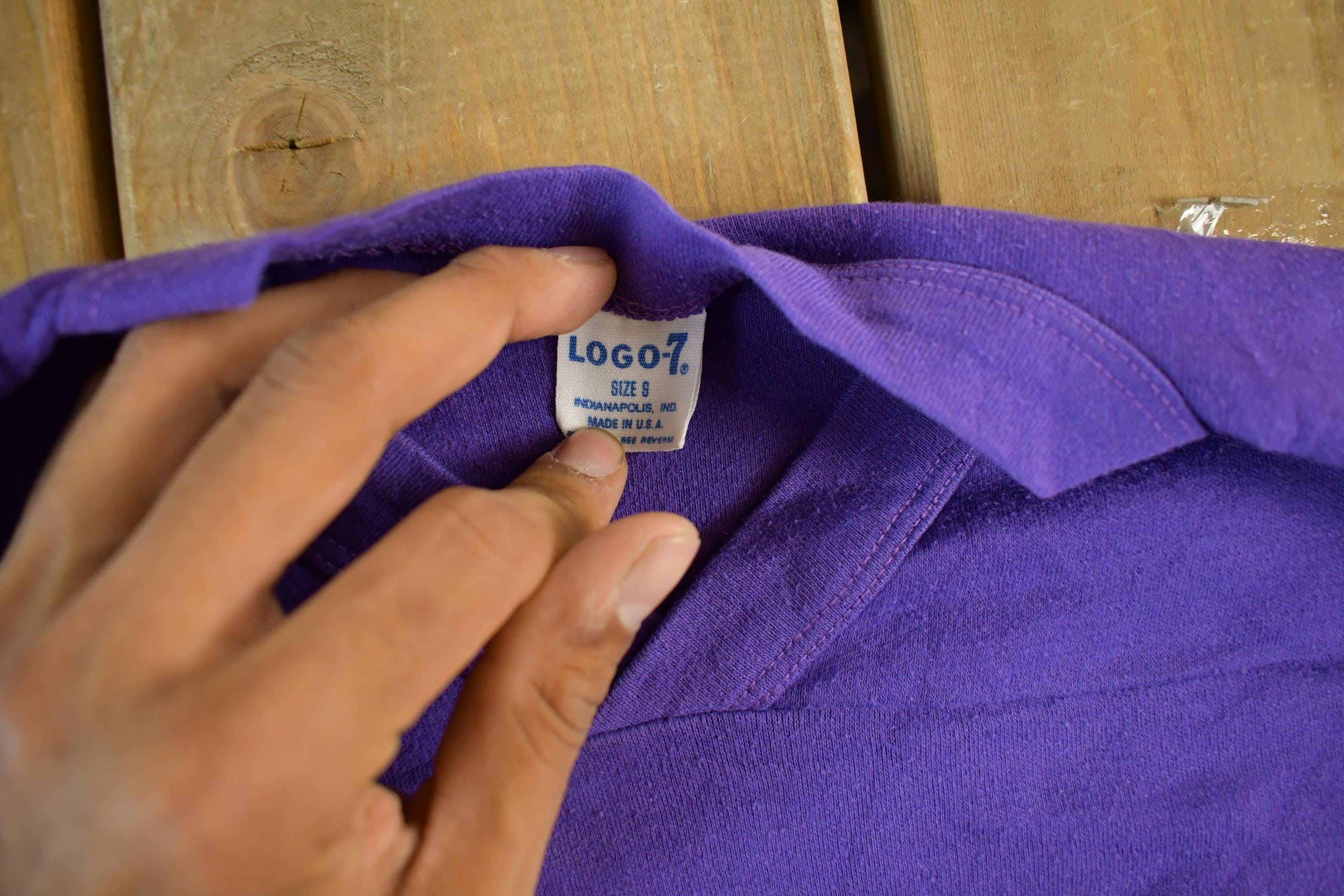 Vintage 1980s Minnesota Vikings NFL Logo 7 Graphic T-Shirt Men's Small