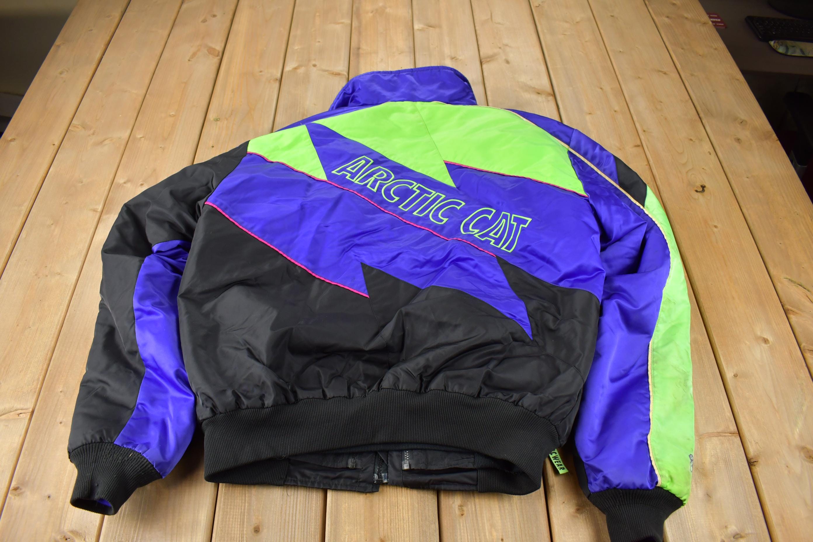 Vintage 1990s Arctic Cat Snowmobile Racing Jacket