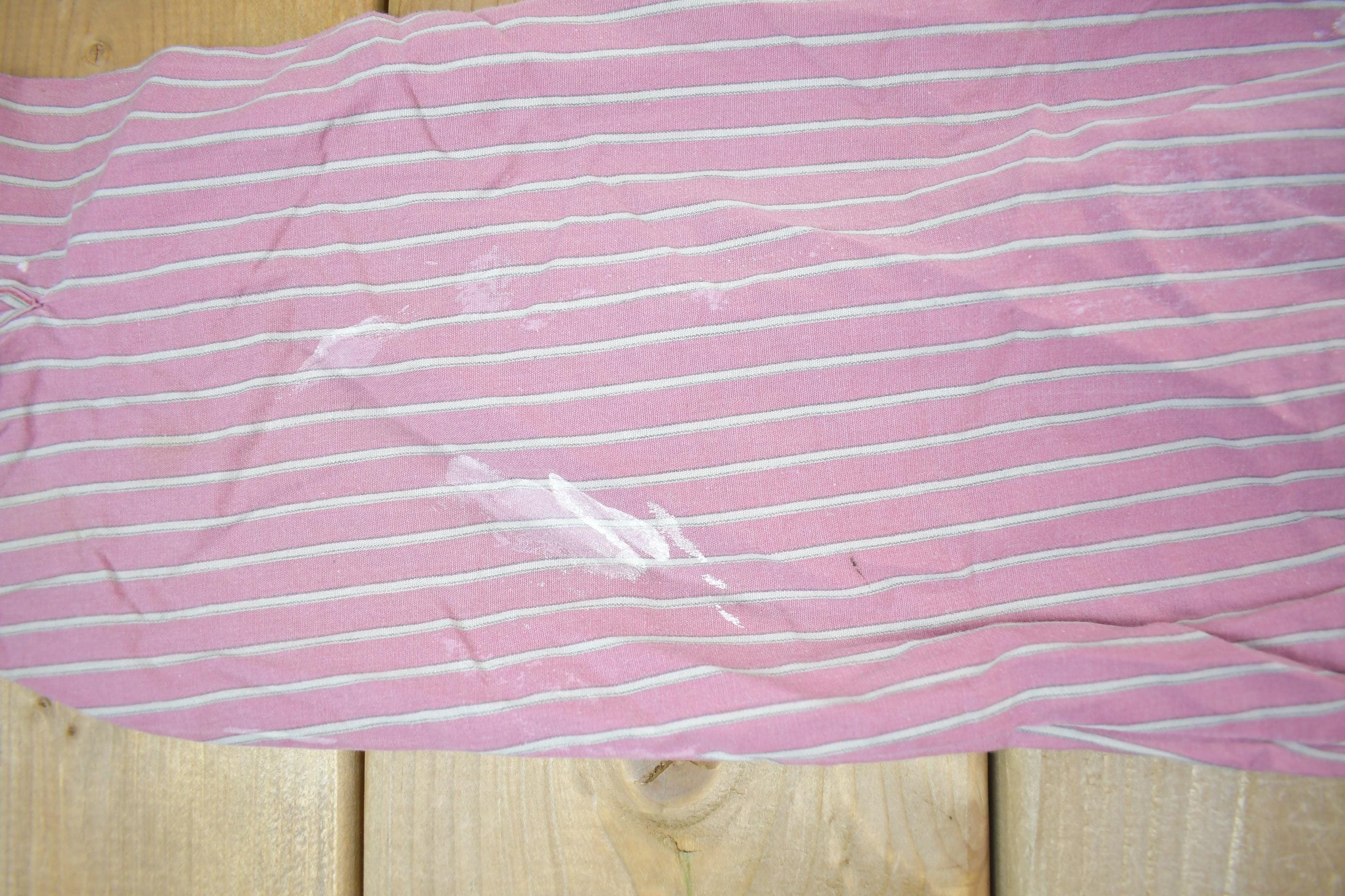 Vintage 1990s Pink Striped Button Up Shirt