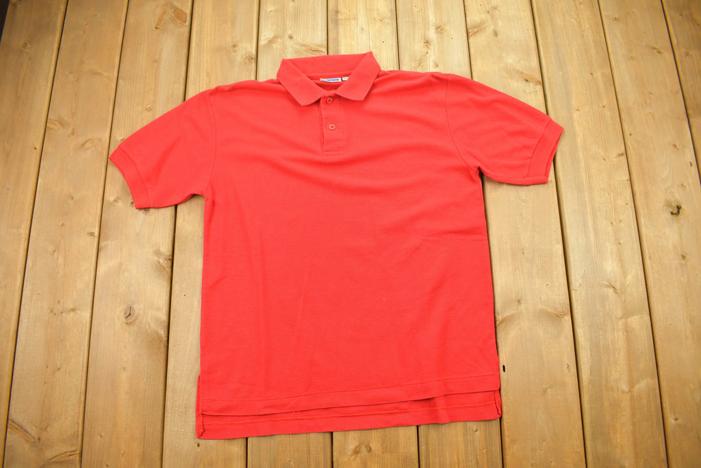 Vintage 1990s Levi's Denim Embroidered Polo Shirt