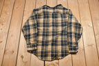 Vintage 1990s Artic Circle Plaid Lined Button Up Shirt