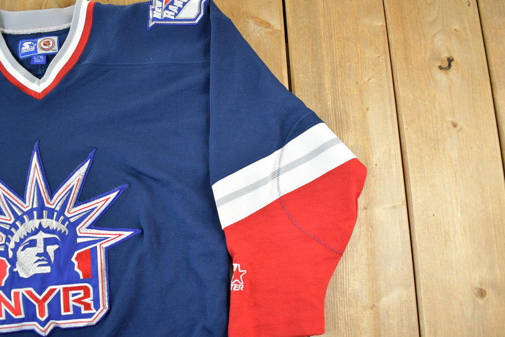 Vintage 1990s Starter New York Rangers Wayne Gretzky Jersey Youth Large