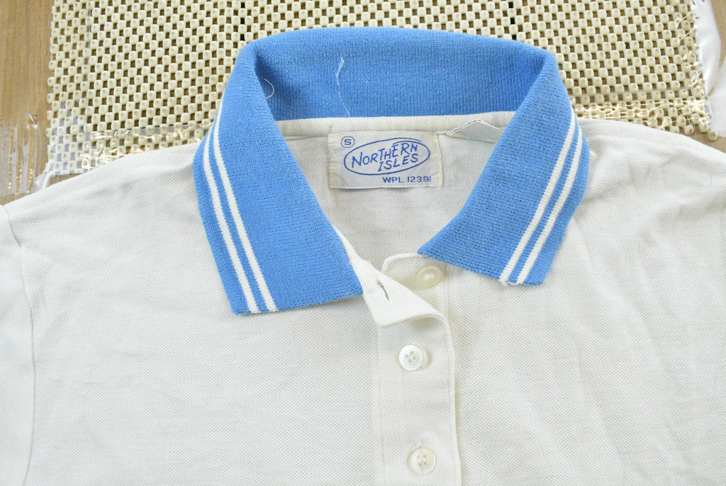 Vintage 1980s Northern Isles Collared Polo Shirt Mens S
