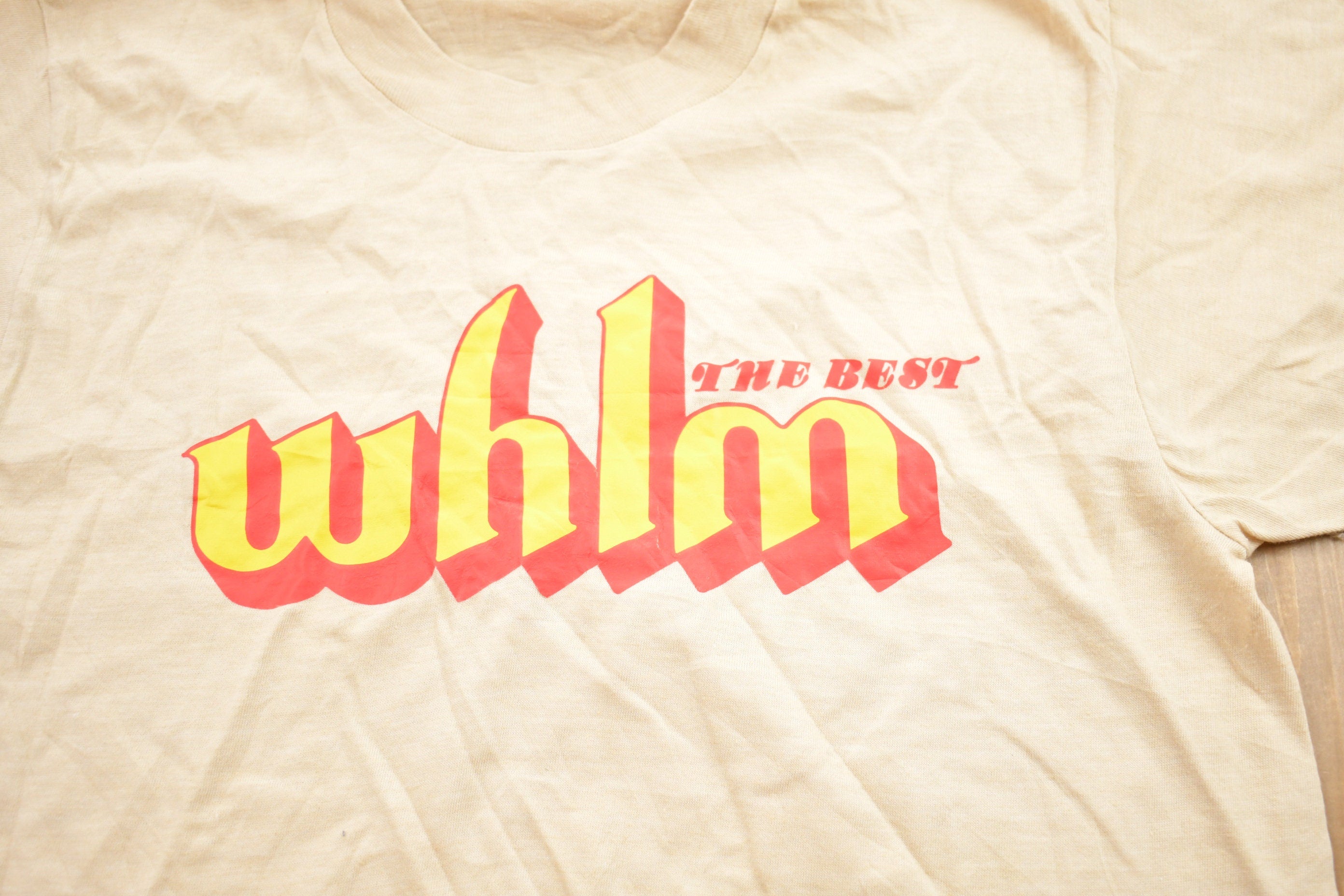Vintage 1980s WHLM The Best Graphic T-Shirt