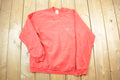 Vintage 1990s Fruit Of The Loom Red Blank Crewneck Sweatshirt