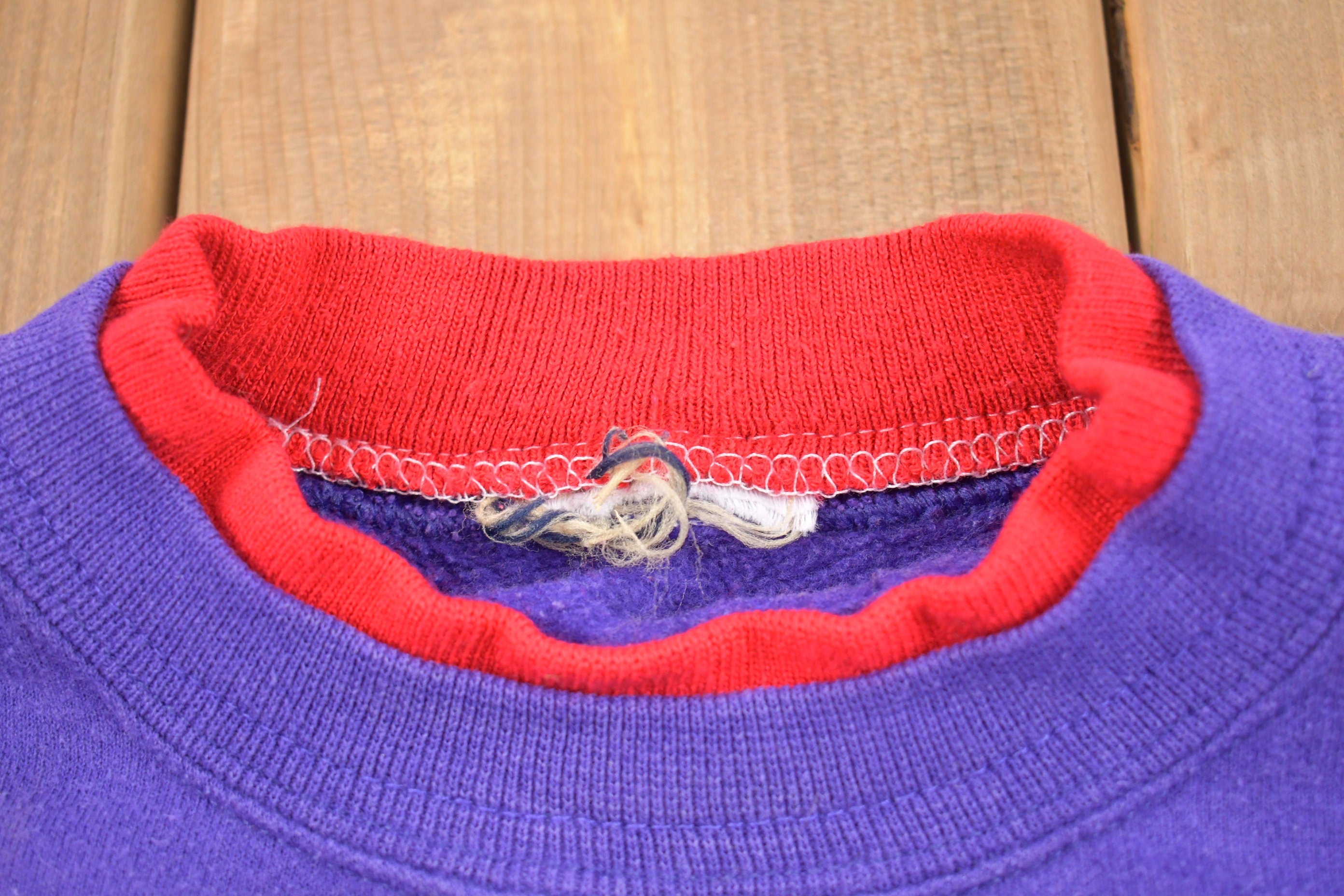 Vintage 1990s Embroidered Hat Crewneck Sweatshirt