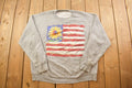 Vintage 1990s Sunflower Flag Crewneck Sweatshirt