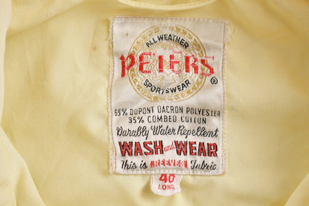 Vintage 1980s Peters Light Shirt Jacket