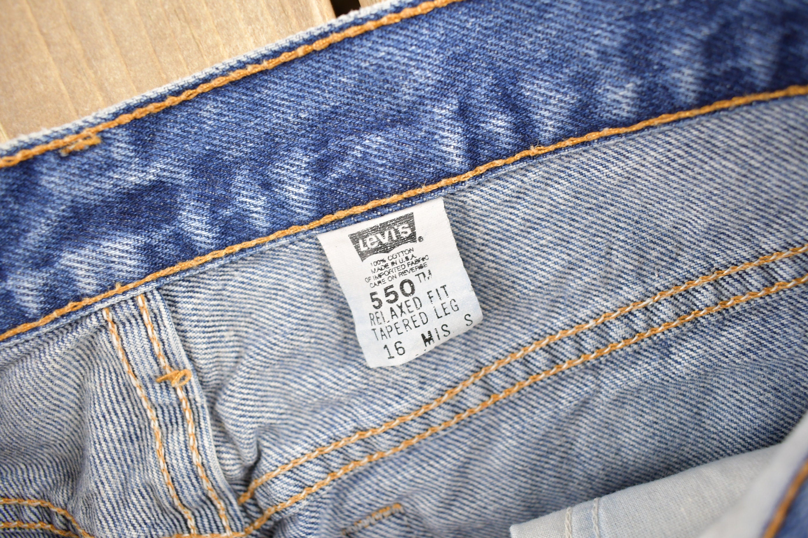 Vintage 1990s Levi's 550 Denim Women's Jeans Size 34 x 27
