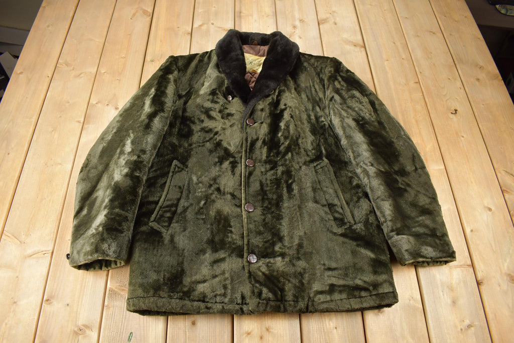 Vintage 1960s B&F Sheered Beaver Fur Coat