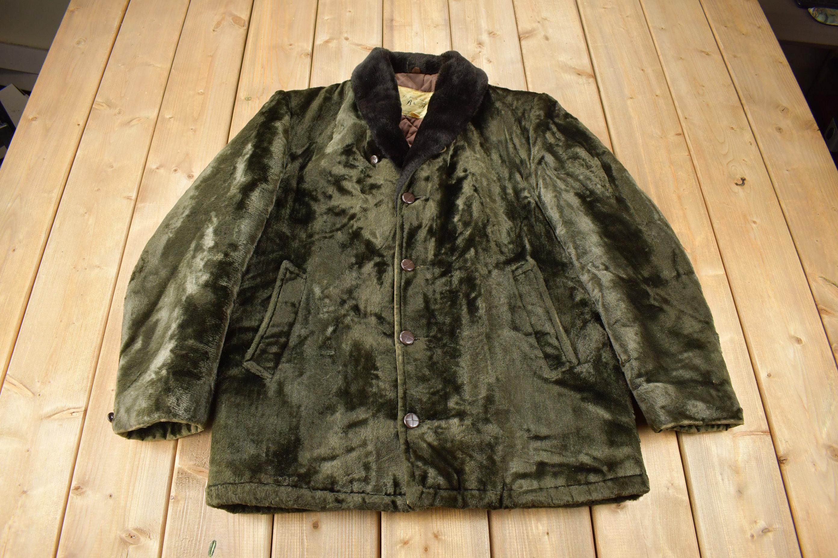 Vintage 1960s B&F Sheered Beaver Fur Coat