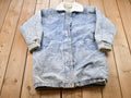 Vintage 1990s Blue Creek Acid Wash Denim Full Length Jean Jacket