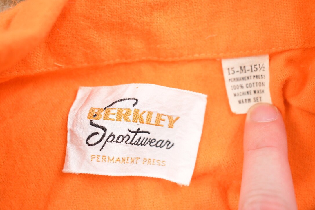 Vintage 1970s Berkley Blank Button Up Shirt