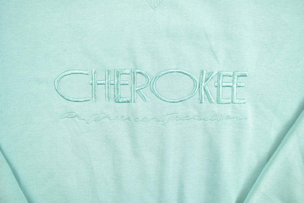 Vintage 1990s Cherokee Blue Embroidered Crewneck