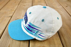 Vintage 1990s Charlotte Hornets NBA Logo Athletic Diamond Snap Back Hat
