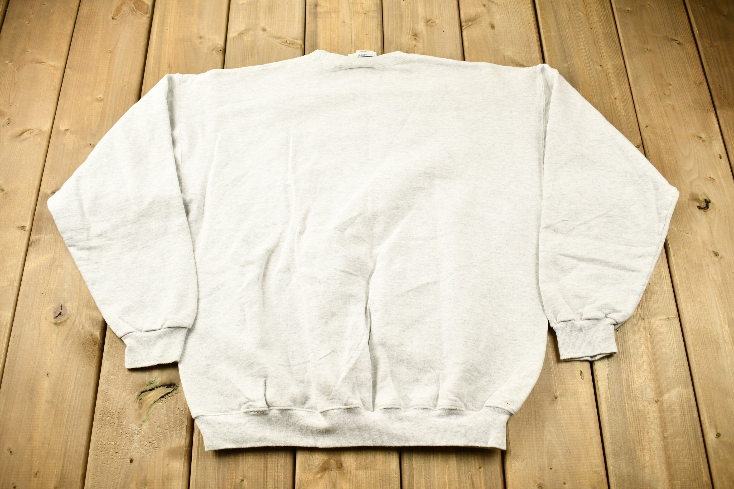 Vintage 1990s Paper Junkie Graphic Crewneck Sweatshirt Hanes Heavyweight / 90s Crewneck / Souvenir / Athleisure / Streetwear