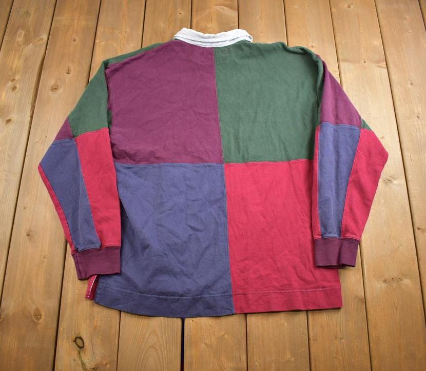 Vintage 1990s Casual Clothing Co. Rugby Button Up Shirt