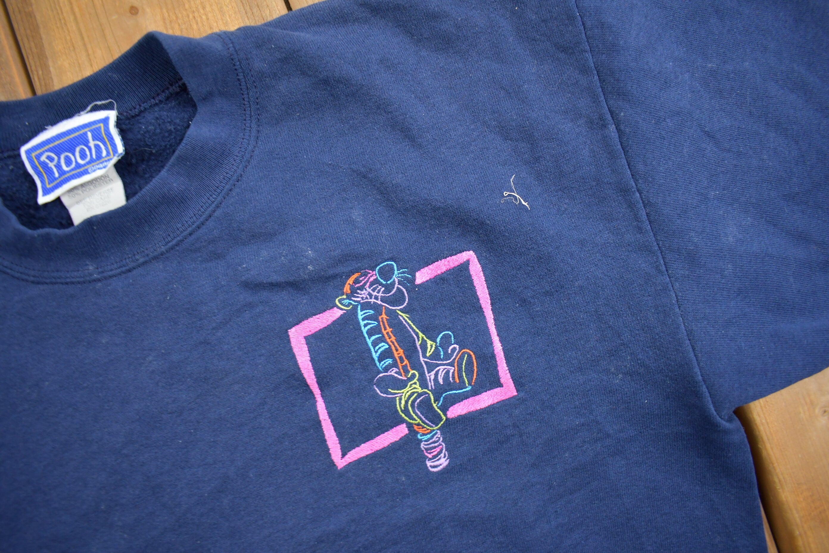 Vintage 1990s Tigger Winnie The Pooh Disney Crewneck  Vintage Sweatshirt  Made In USA  Vintage Disney Sweater