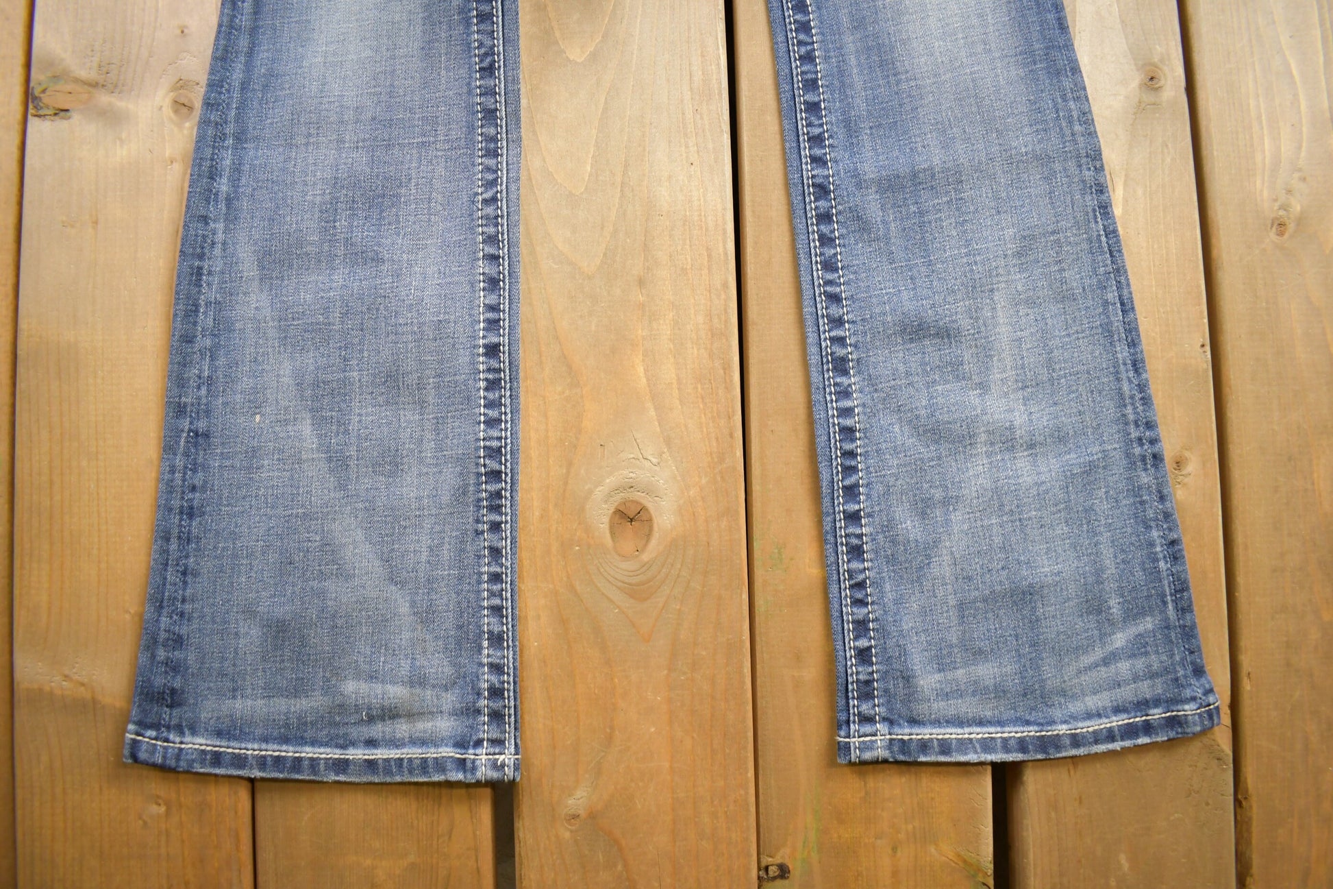 Vintage Y2K Miss Me Bedazzled Low Rise Jeans Size 26x34