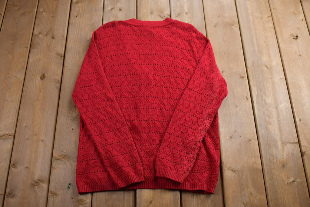 Vintage 1980s Deadstock Knitted Cardigan Sweater