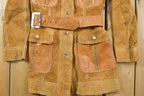 Vintage 1970s Leather Long Jacket