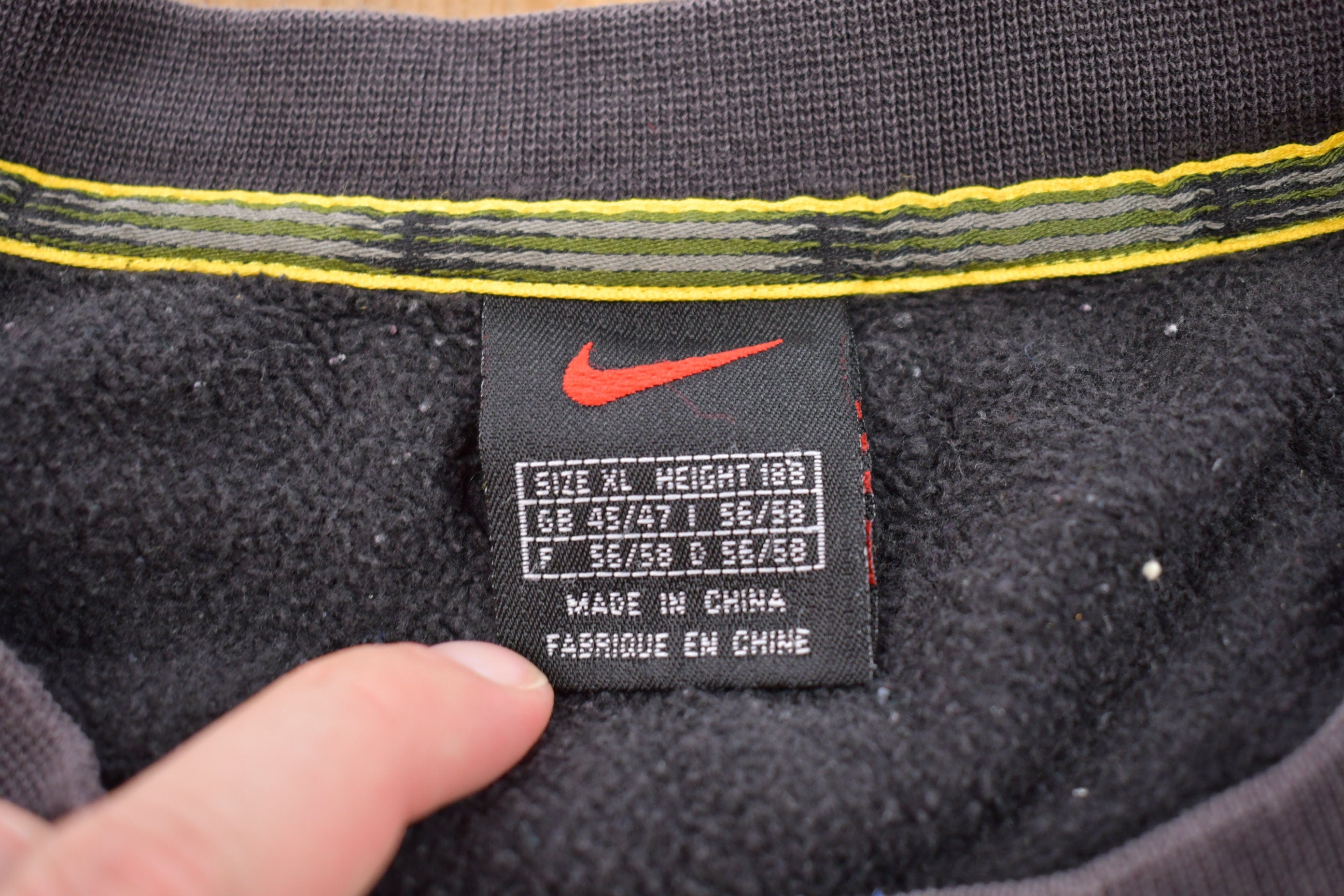 Vintage 1990s Nike Embroidered Mini Swoosh Crewneck Sweatshirt