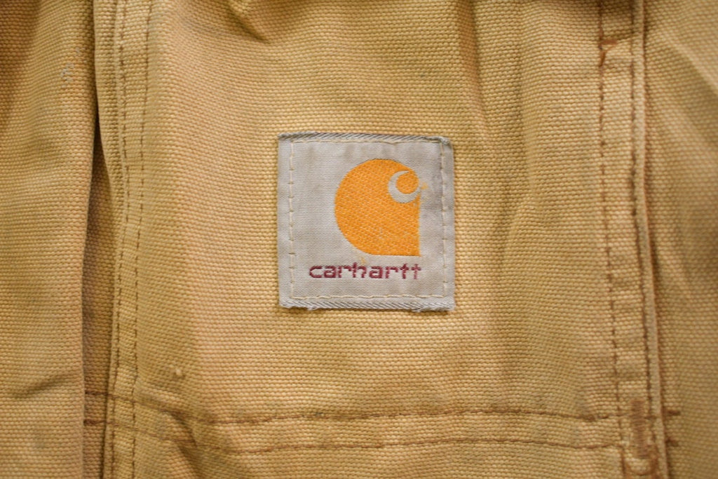 Vintage 1990s Carhartt Hooded Mens Traditional Coat