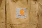 Vintage 1990s Carhartt Hooded Mens Traditional Coat