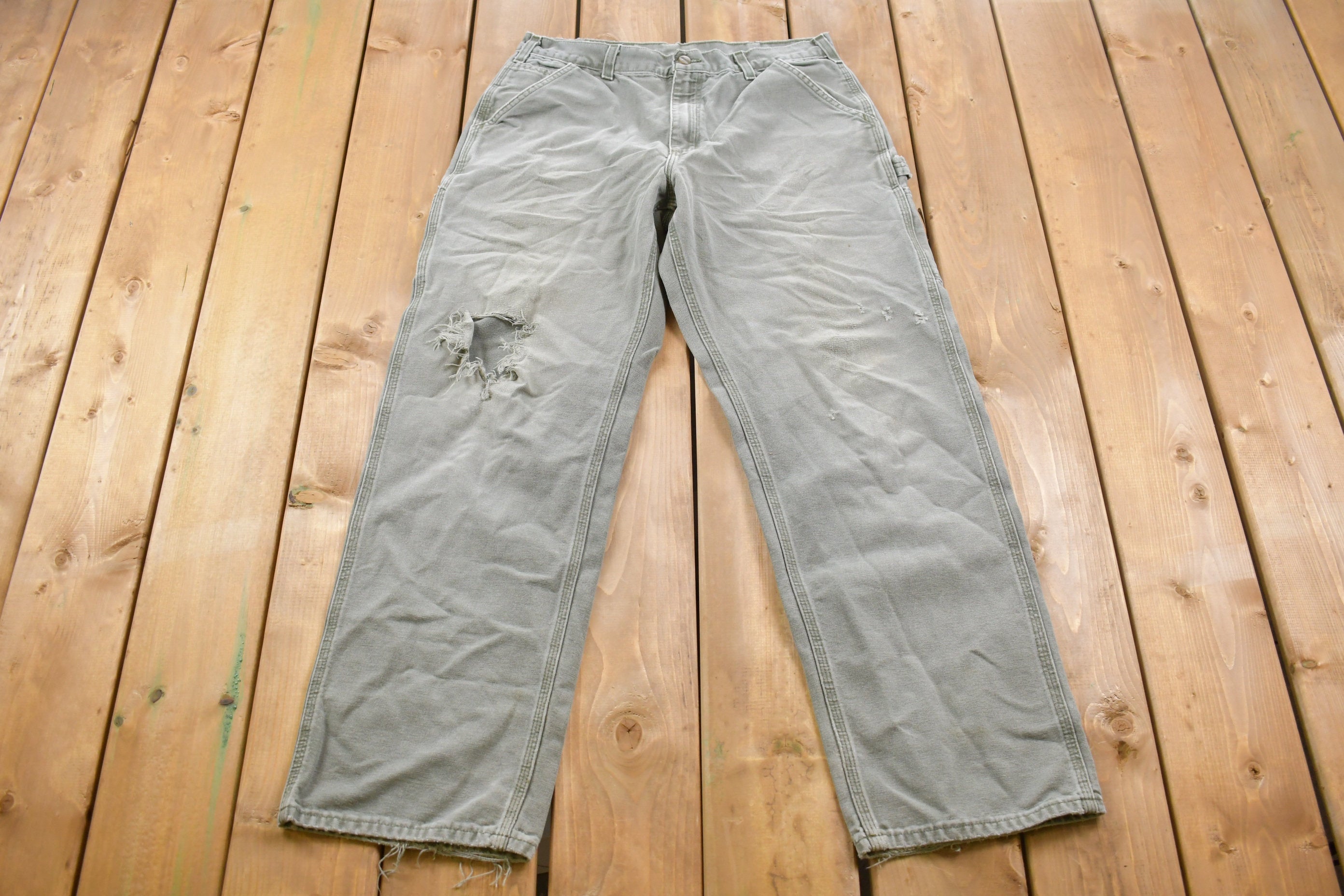 Vintage 1990s Carhartt Work Pants Size 35 x 30