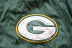 Vintage 1990s Green Bay Packers Logo Fleece Lined Convertible Jacket