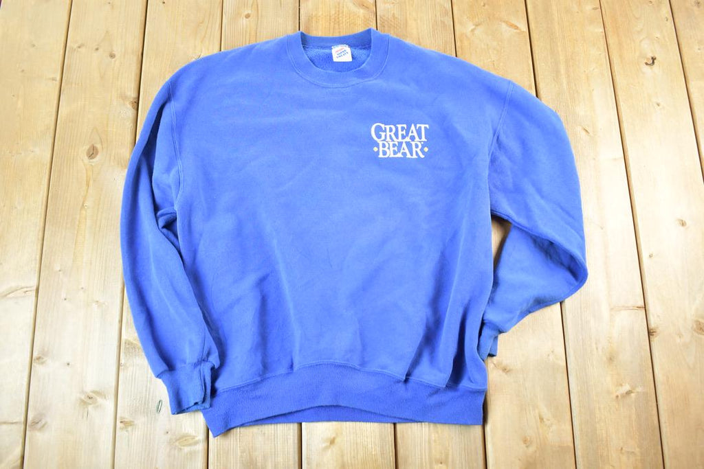 Vintage 1990s Great Bear Crewneck Sweatshirt Mens XL