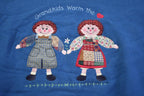 Vintage 1990s "Grandkids Warm the Heart" Grandma Style Collar Sweater