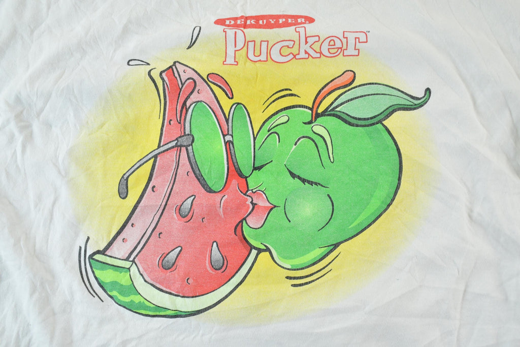 Vintage 1990s Pucker Up Single Stitch Watermelon T-Shirt