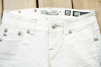 Vintage Y2K Miss Me Bedazzled Low Rise Jeans Size 26x32