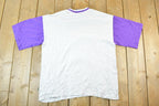 Vintage 1990s Sidney Montana Souvenir Purple Sleeve T-Shirt Mens L