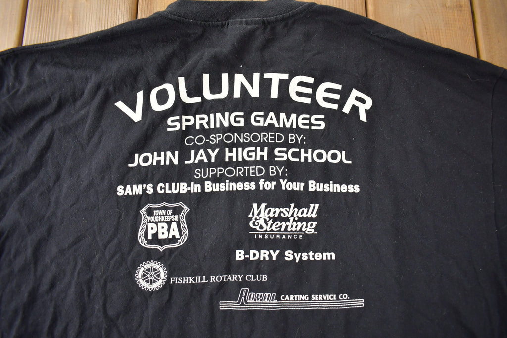 Vintage 1990s Dutchess County Special Olympics Souvenir T Shirt Made In USA Size XXL