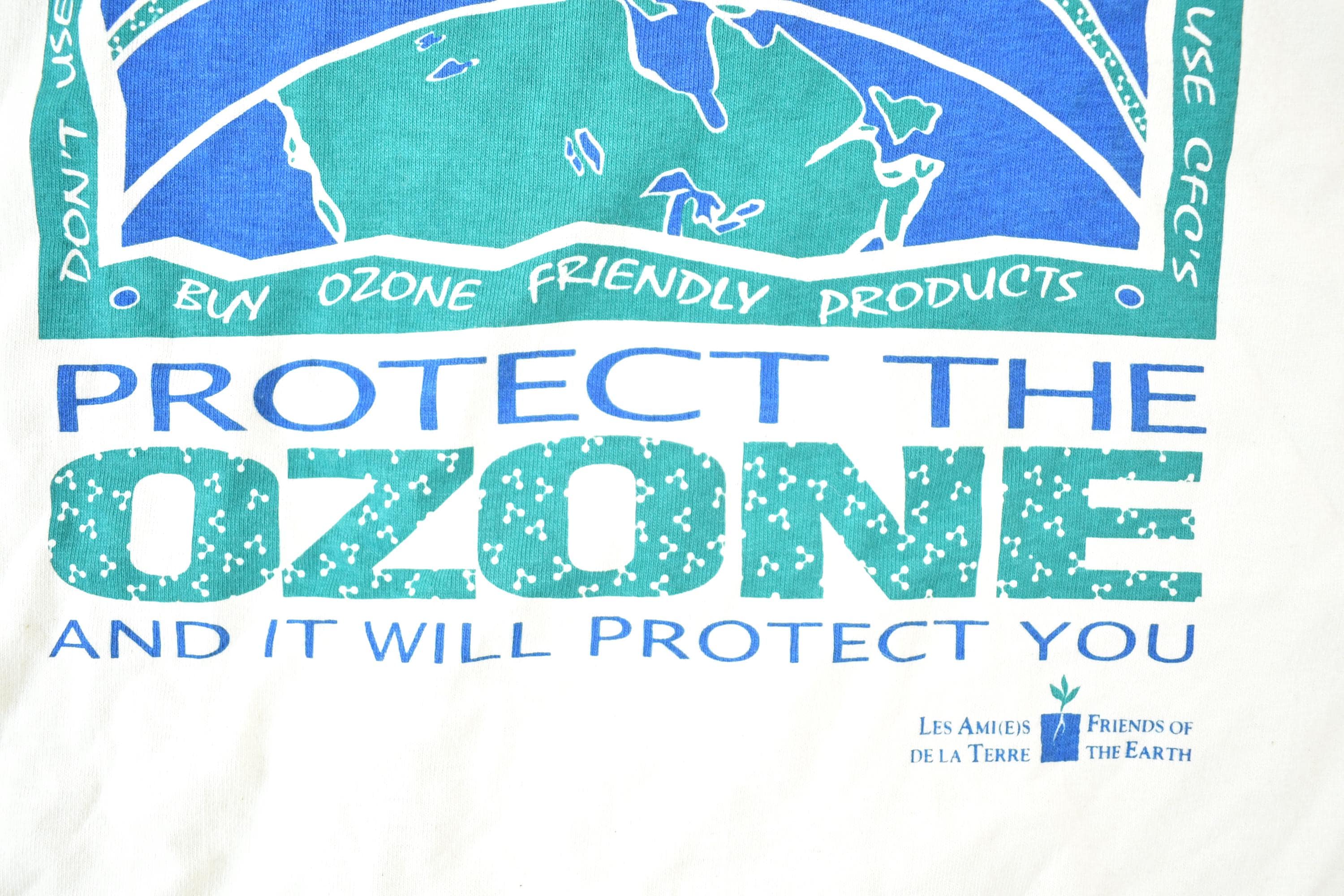 Vintage 1990s Protect The Ozone Souvenir T-Shirt Men's L