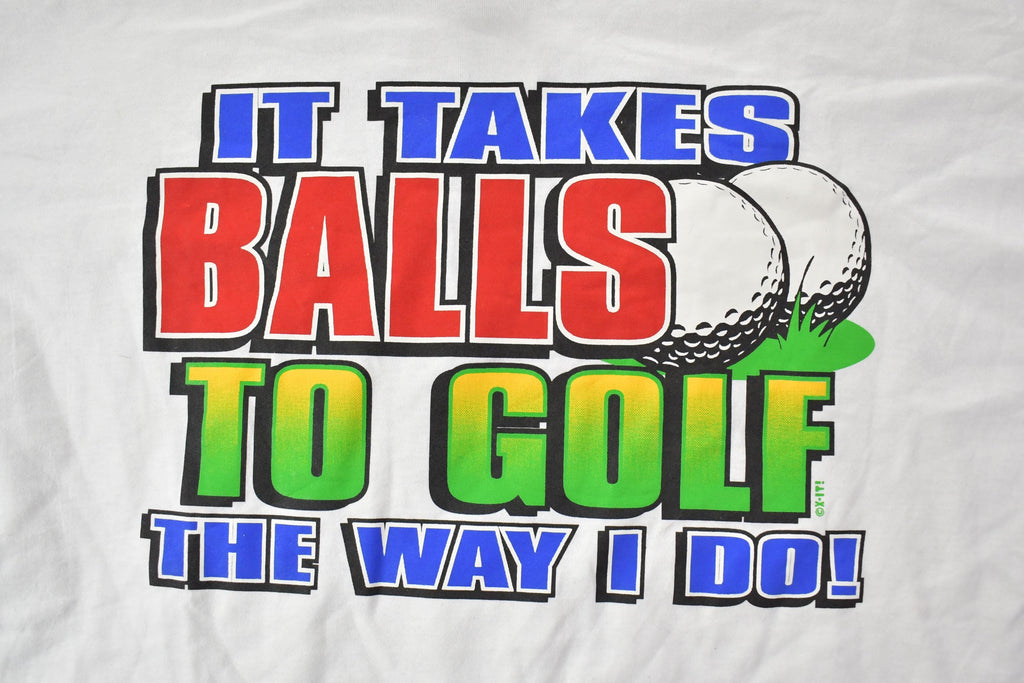 Vintage 1990s Golfing Graphic T-Shirt