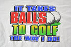 Vintage 1990s Golfing Graphic T-Shirt