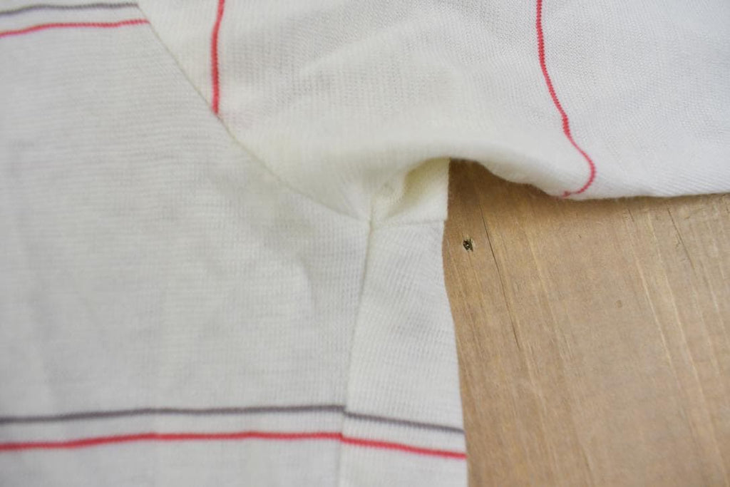 Vintage 1980s Striped Quarter Button Up Shirt