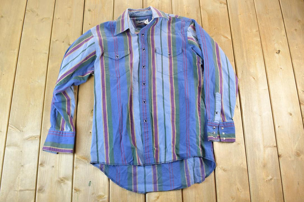 Vintage 1990s Wrangler Western Button Up Shirt